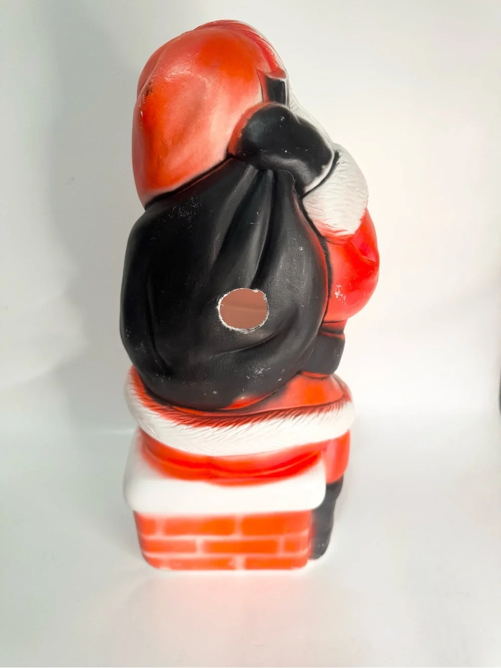 Vintage Blow Mold Santa Chimney 14
